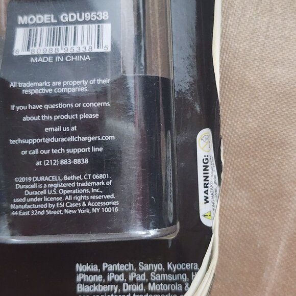 Duracell Passive Noise Reduction Black Stereo Headset with Hands Free Mic - Picture 15 of 16